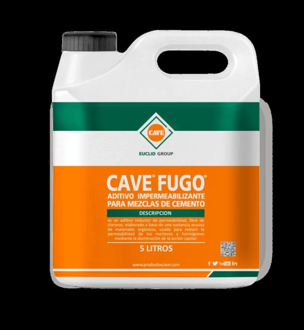 1955 Cave Fugo 5Lt Bidon (Impermeabilizante De Fraguado)