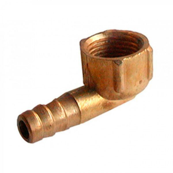 Codo Cachimba 1/2" Bronce