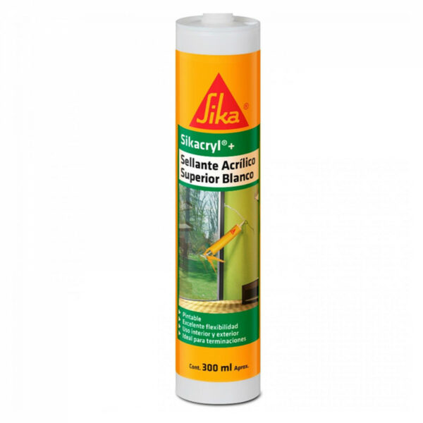 2803 Sellador Acrilico Pintable 300Ml Sika Cryl