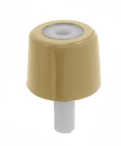 Tope Puerta Plastico Beige Goma C/u