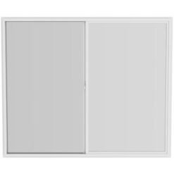 Ventana Pvc Blanco Corredera V/simple 121x100 Cms