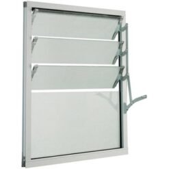 Ventana Aluminio Mate Celosia 46x55cms