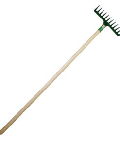 Rastrillo 14dts Verde M/madera