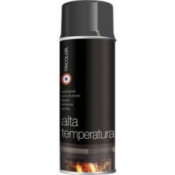 Spray Alta Temperatura Negro 485ml Tricolor