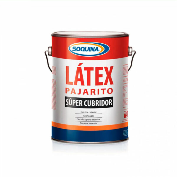 2455 Latex Pajarito Blanco Galon Soquina