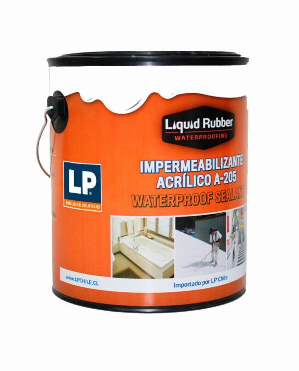 3469 Impermeab. Acrilico Blanco A-205 Galon Waterproof Lp Rubber