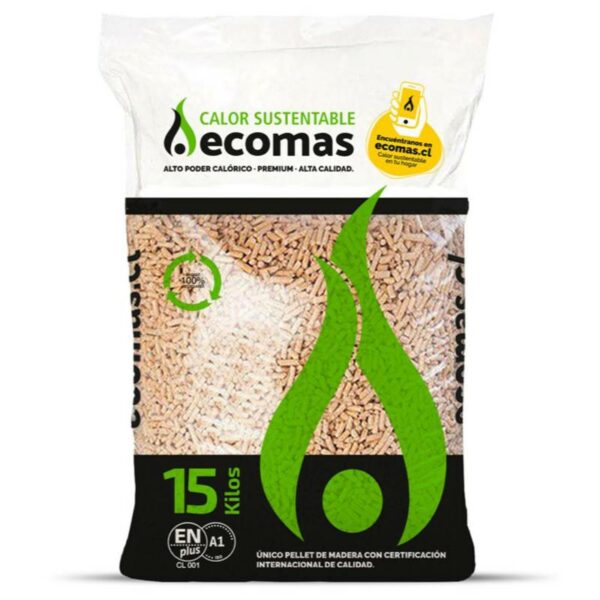 5127 Bolsa Pellet 15 Kg. Ecomas