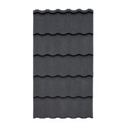 Zinc Gravillado Negro 46cmx1.178 mt C/u (teja Gravillada)