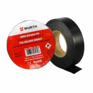Huincha Aisladora 20mt Negra Wurth