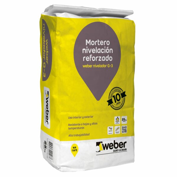 1981 Mortero Nivelador De Piso 25 Kg.weber