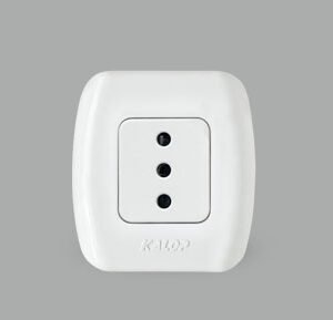 Enchufe Sobrepuesto Simple Blanco Kalop