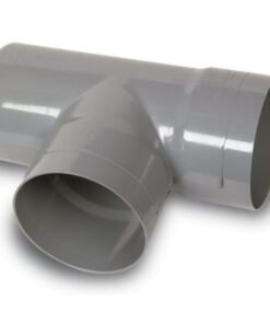 Tee Pvc 75x75mm Gris