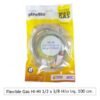 Flexible Gas Hi-hi X1/2" x 3/8" x 1 Metro Hilo Izq.