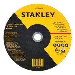 Disco Corte Fierro 9"x2,5mm C/u Stanley