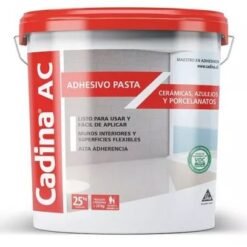 Adhesivo Ceramica Pasta 25 kg Tineta (ac) Cadina