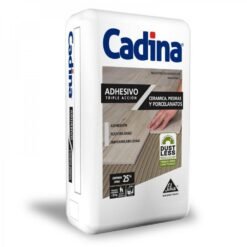 Adhesivo Ceramica Polvo 25k Triple Accion Cadina