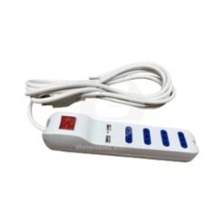 Alargador Zapatilla 4 Pos. C/inter.+ 2 Tomas Usb 3 Mtrs Ekoline