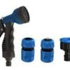 Pistola Riego 1/2" 7pos. + Adaptadores Azul Edr