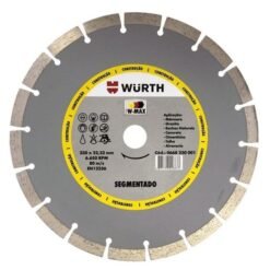 Disco Corte Diamantado 9" Segmentado Wurth