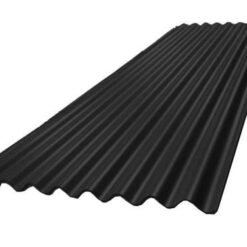 Zinc Acanalado Prepintado Negro 0.35x3.66mt
