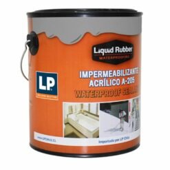 Impermeab. Acrilico Gris A-205 Galon Waterproof Lp Rubber