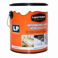Impermeab. Acrilico Blanco A-205 Galon Waterproof Lp Rubber