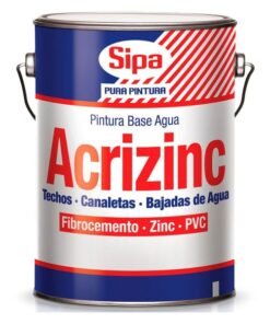 Acrizinc Pintura Techo B/agua Rojo Colonial Galon Sipa