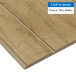 Mdf Ranurado Ancho Sahara 5.5mm 1.22x2.44 C/u