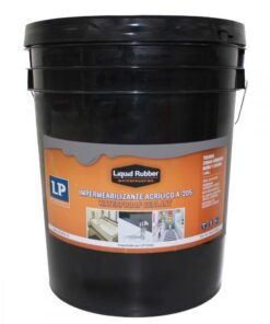 Impermea. Acrilico Gris (a-205) Tineta Liquid Rubber