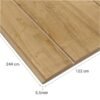 Mdf Ranurado Maple 5.5mmx1.22x2.44 C/u