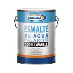 Esmalte Agua Blanco Galon Pajarito Soquina