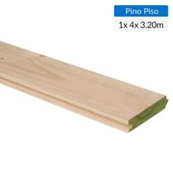 Piso Pino 1" x 4" x 3,96 Mts