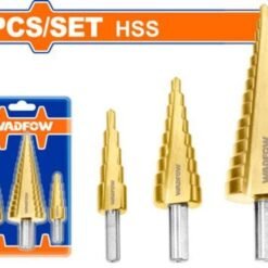 Set Broca Conica P/metal 3pcs Wadfow (wjd3401)