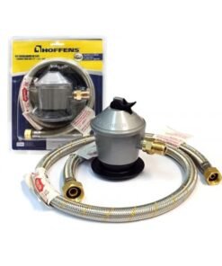 Kit Regulador+ Flexible 1/2" x 3/8" Izq. 1mt Hoffens