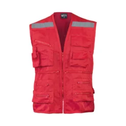 Chaleco Geologo Rojo Talla XXL