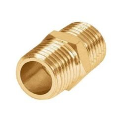 Niple Bronce He-he 3/8"-3/8" C/u