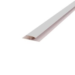Perfil Unión H Pvc Mármol Blanco 2.50 mt