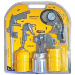 Set Soplete Aire Kit Pintura Uyustools SPA05U