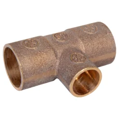 Tee So-so-so 3/4" - 1/2" Bronce