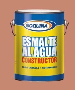 Esmalte Agua Guayaba Constructor Galon Soquina