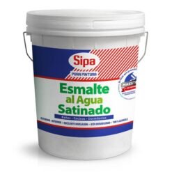 Esmalte Agua Satinado Blanco 4 Gl Sipa (tineta)