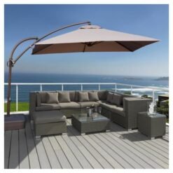 Quitasol Lateral 2,7 mt Taupe