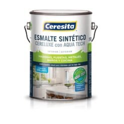 Esmalte Sintetico Cereluxe (aquatech) Blanco Litro Ceresita