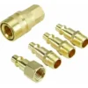 Set 5 Piezas Acoples Bronce Uyustools