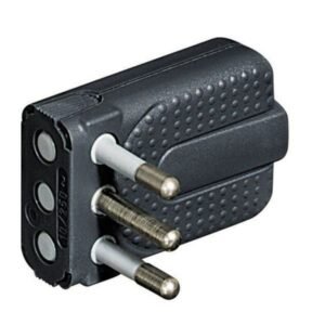 Enchufe Macho 2p+t 10amp Bticino Gris  (s2465tge)