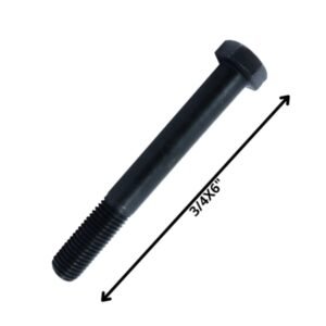 Perno Hex. 51/6"x3" G-2 Negro C/u