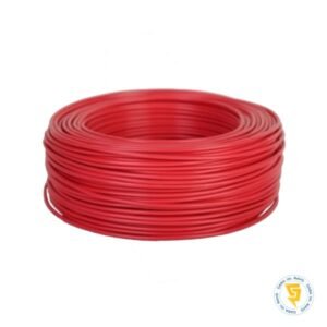 Alambre x Rollo 2.5mm 100mt Rojo C/u Supernya