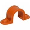 Abrazadera Conduit 20mm Pvc Naranja