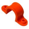 Abrazadera Conduit 25mm Pvc Naranja