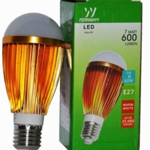 Ampolleta Led 7w E-27 Luz Fria Ferrawyy